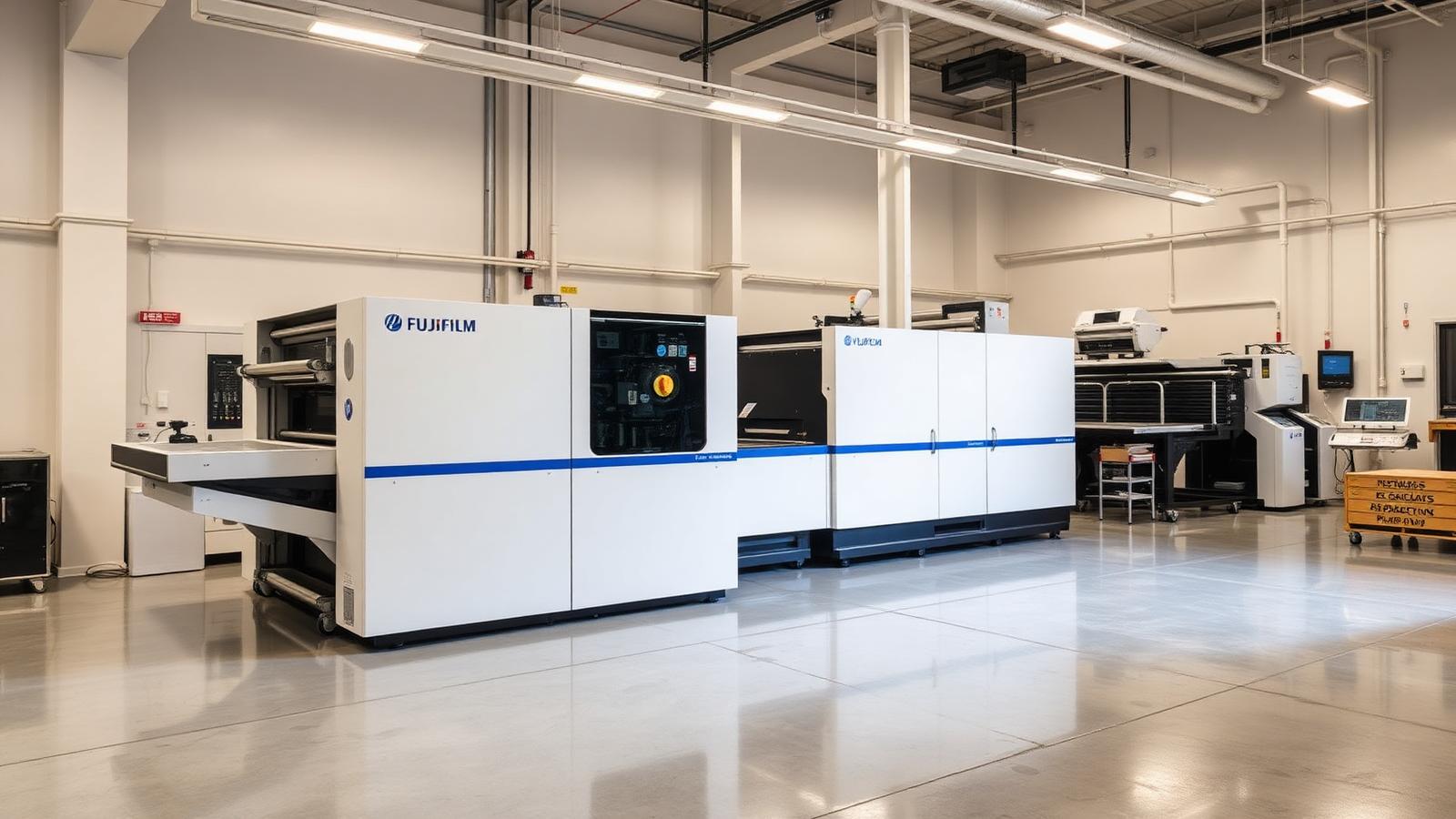 Fujifilm Jet Press FB790 installed at Quantum Flex Pack